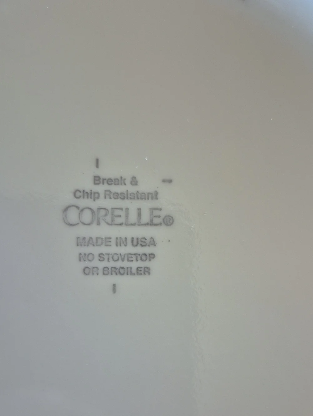 Corelle set side